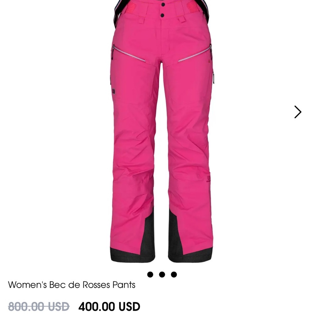 Stylish Pink Women's Skii Pants